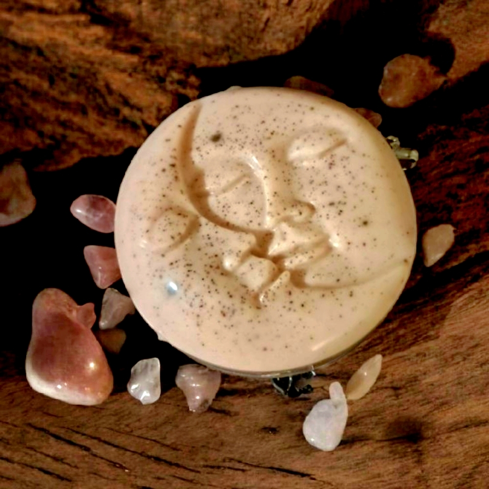 Hand crafted, Wicked Worthy, Oatmeal and Raisin Sol and Luna Soap Medallions - Picture 2 of 3